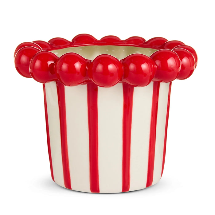 Striped Ball Planter