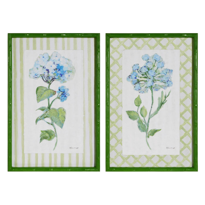 Art Print, Azure Bloom, 2 Styles