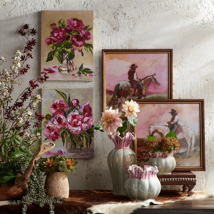 Art Print, Rosy Whispers, 2 Styles