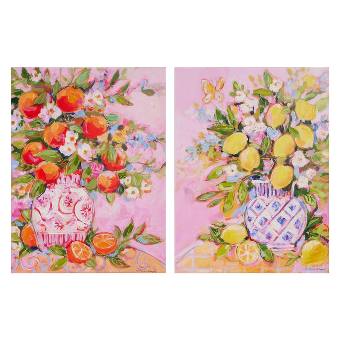 Art Print, Large Citrus Arrangement, 2 Styles