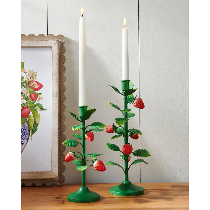 Strawberry Vine Candlesticks, 2 Sizes