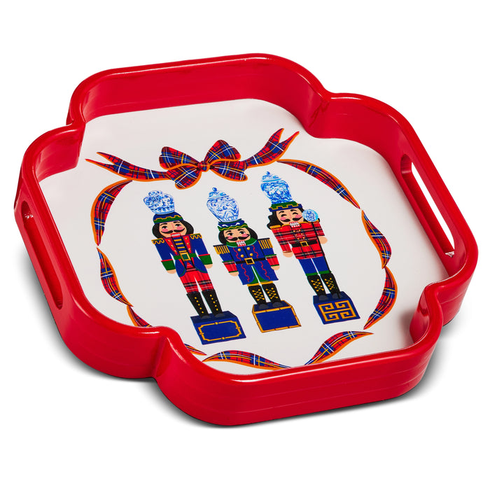 Red Nobel Nutcracker Tray