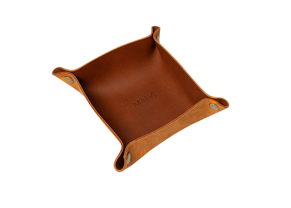 Leather Snap Valet Tray | Full Grain - USA Made