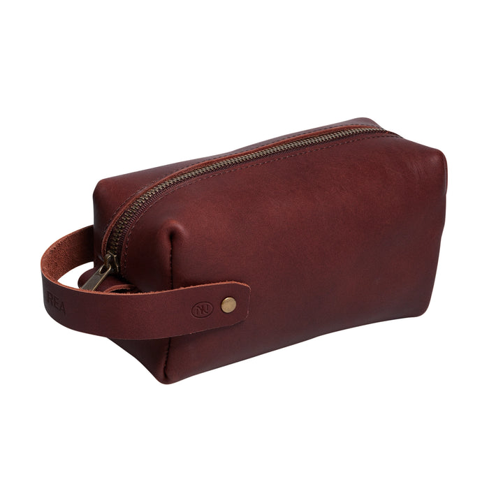 Travel Toiletry Bag w/ Zipper Pull, Red Maple