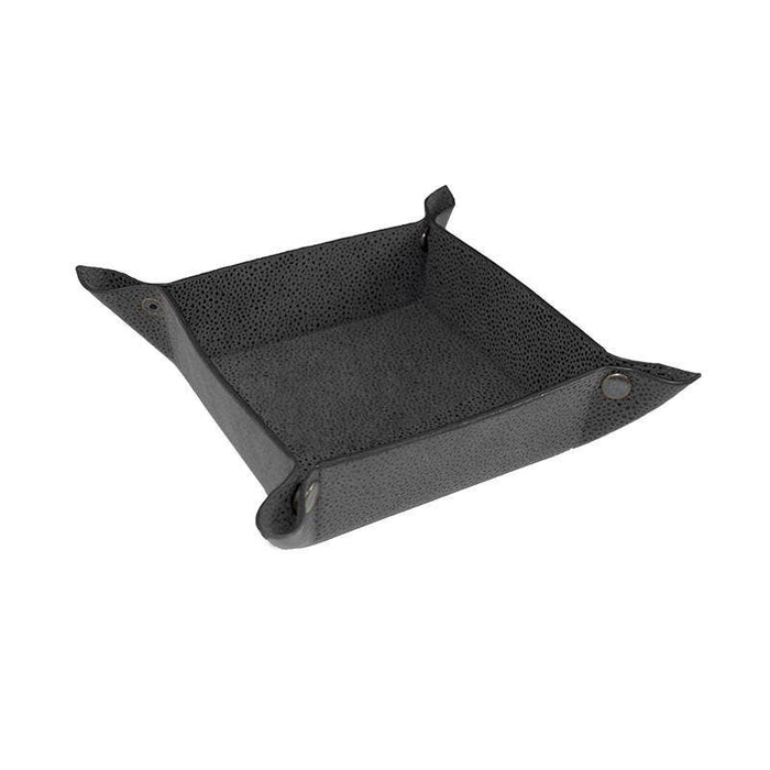 Valet Tray, Aspen Grey Faux Suede Grain