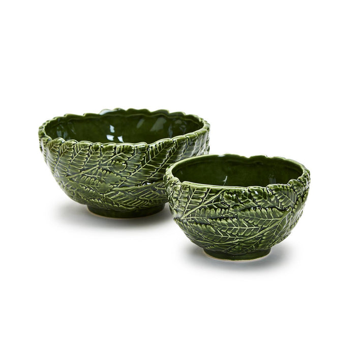 Fern Leaf Bowls, 2 Sizes