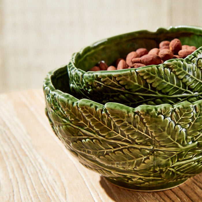 Fern Leaf Bowls, 2 Sizes