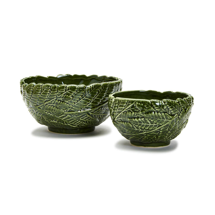 Fern Leaf Bowls, 2 Sizes