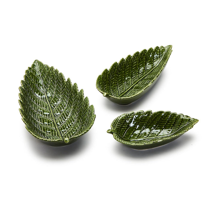 Fern Leaf Tid Bit Plates, 3 Sizes