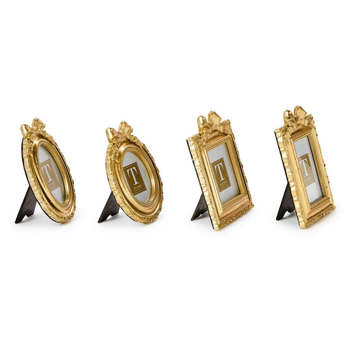 Gold Bow Photo Frames