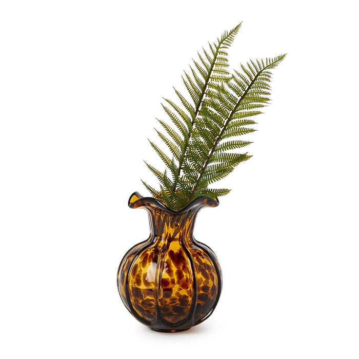 Ruffled Edge Vase, Tortoise