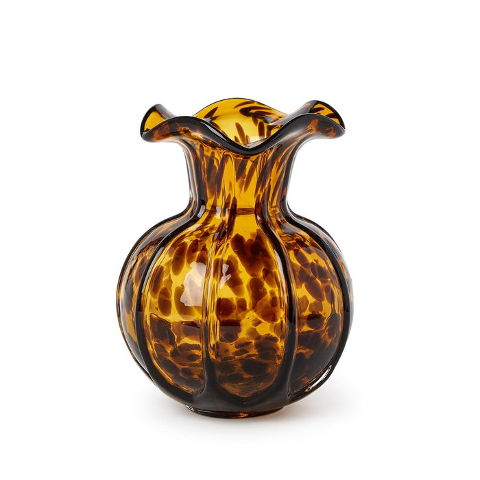 Ruffled Edge Vase, Tortoise