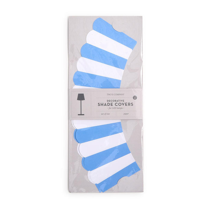 Stripe Paper Shade Covers, 4 Colors