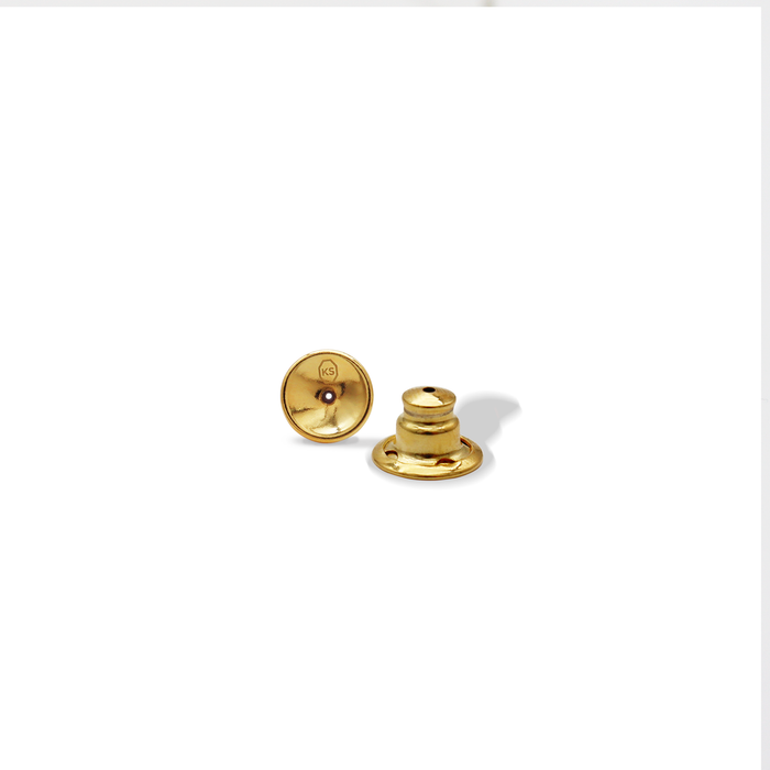 Earrings, Parchment Texture Hoops