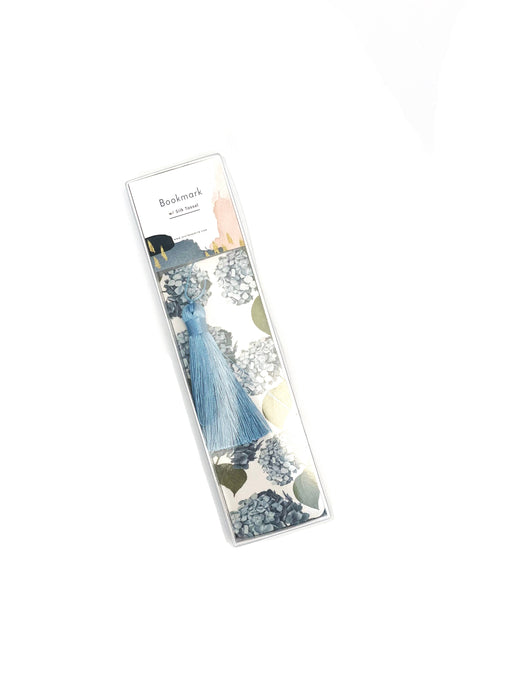 Blue Hydrangea Bookmark