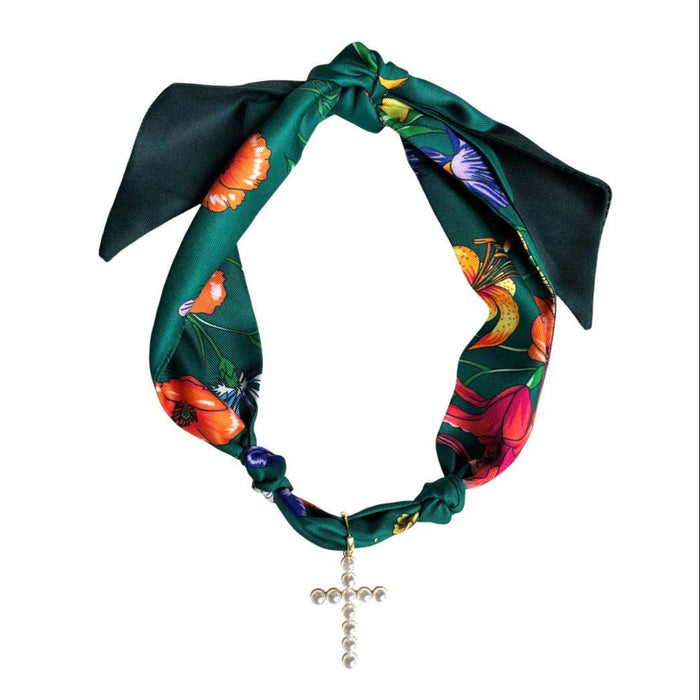 Charlotte scarf necklace