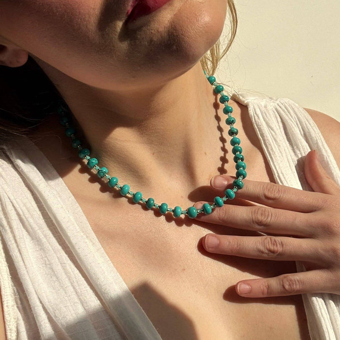 Necklace, Zia Turquoise Stone Candy