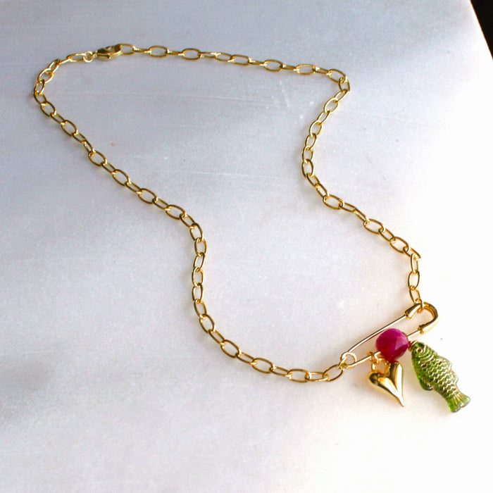 Desert Talisman Charm Necklace