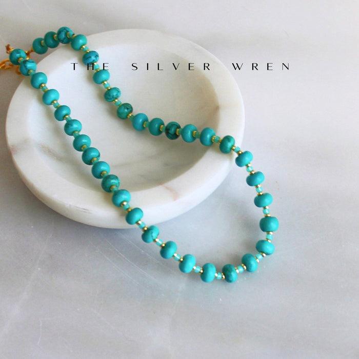 Necklace, Zia Turquoise Stone Candy