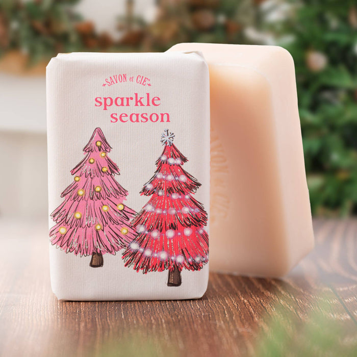 Festive Holiday Soap - Sparkle Season! Balsam Fir Scent 7oz