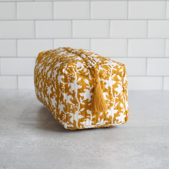 Cosmetic Bag Pacho Saffron Verso