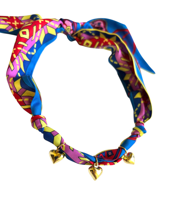 Heartthrob scarf necklace, Catalina