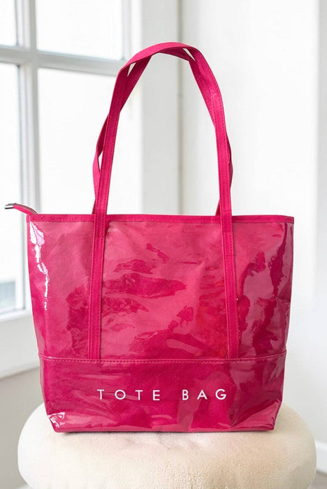 Hot Pink Shoulder Strap TOTE BAG
