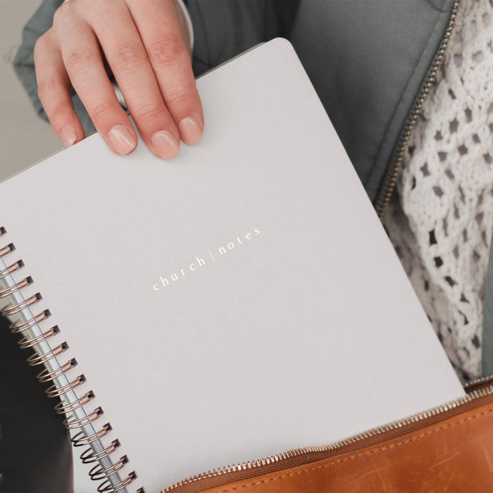 Notebook - Dove Grey Church Notes
