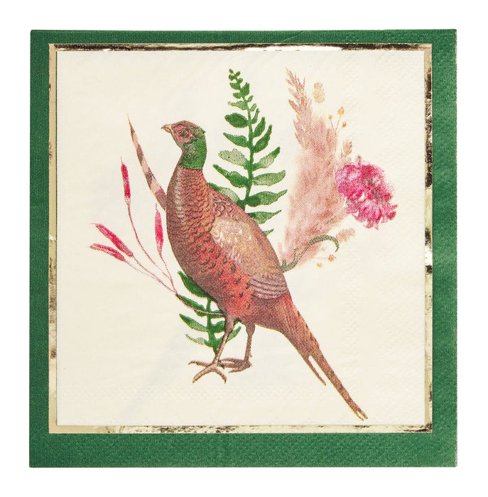 Cocktail Napkins, Feather Grove