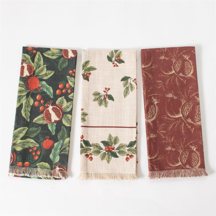 Holiday Tea Towels, Set of 3
