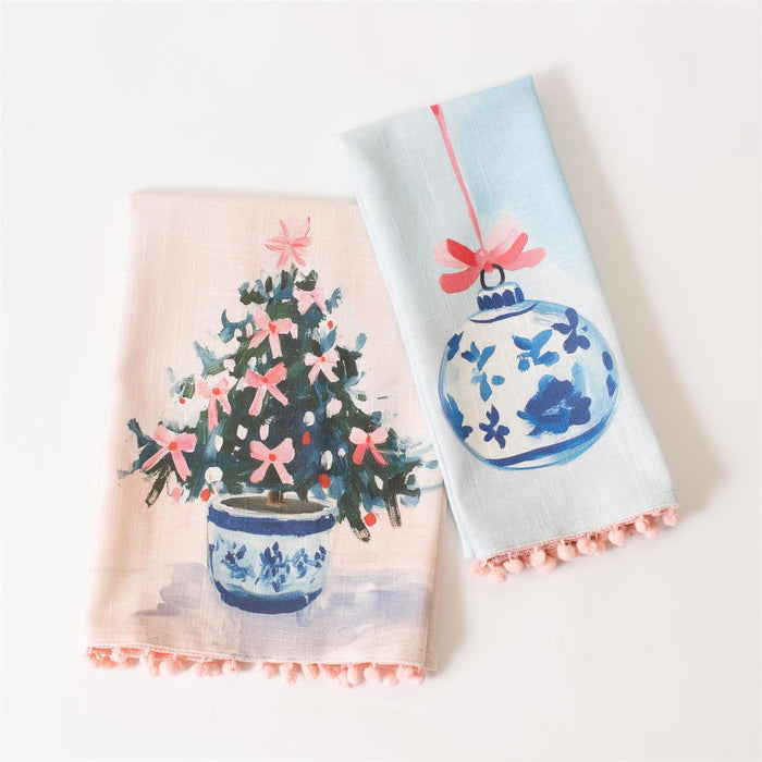 Tea Towels, Berry Boughs, Set of 2
