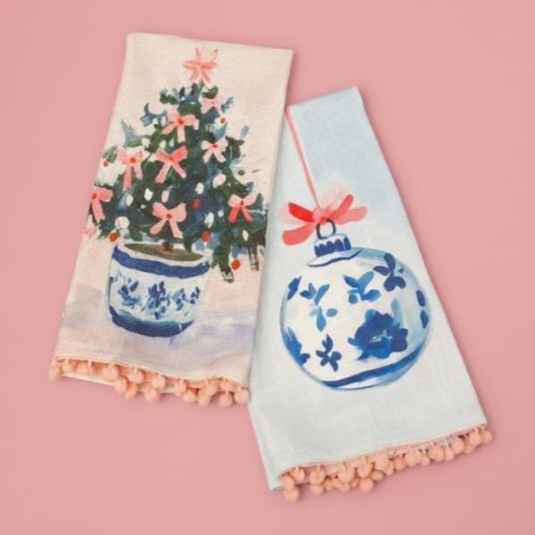 Tea Towels, Berry Boughs, Set of 2