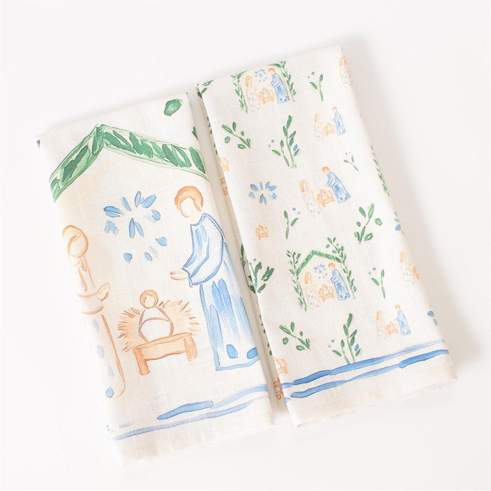 Tea Towels, Simple Grace Nativity, Set of 2