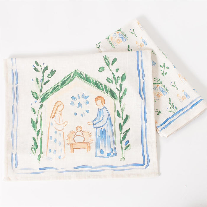 Tea Towels, Simple Grace Nativity, Set of 2