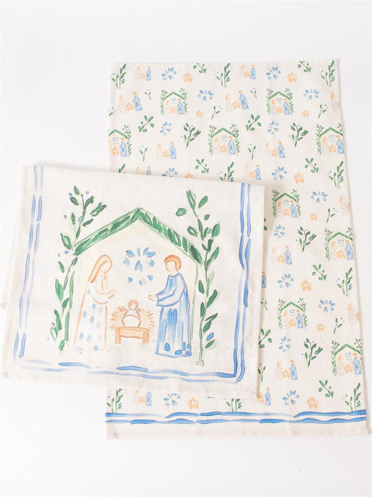 Tea Towels, Simple Grace Nativity, Set of 2