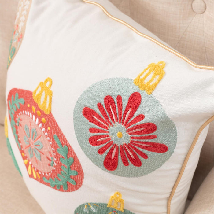 Throw Pillow, Merry Ornaments
