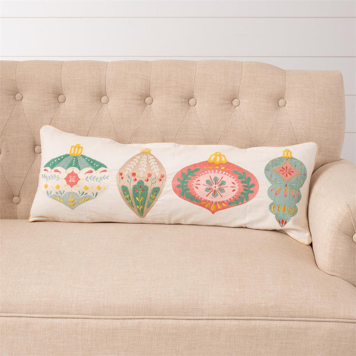 Lumber Pillow, Merry Ornaments