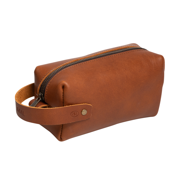 Travel Toiletry Bag w/ Zipper Pull, Copper
