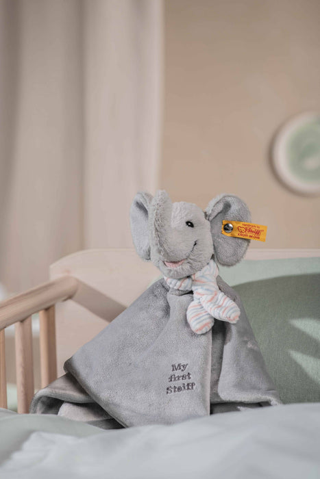 Ellie Elephant Security Blanket Baby Toy, 10 Inches