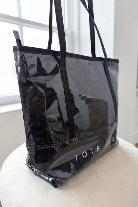Black Shoulder Strap TOTE BAG