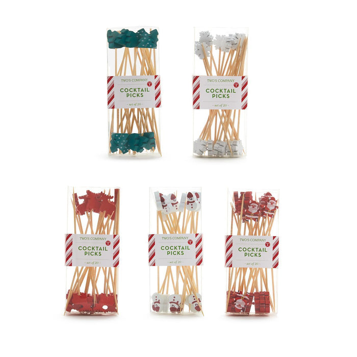 Cocktail Picks in Gift Box, 5 Styles