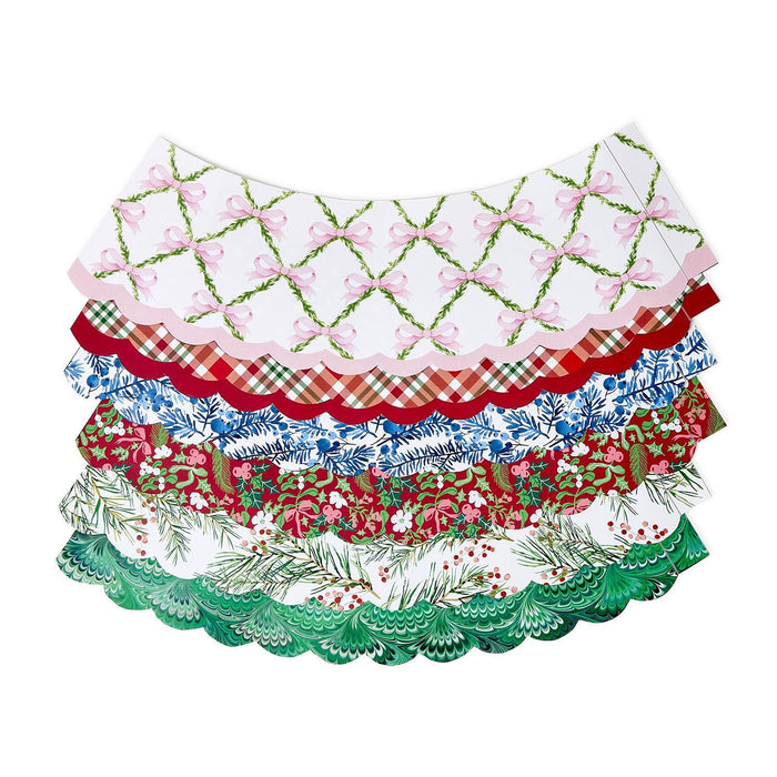 Holiday Paper Shade Covers, Set of 2, 6 Patterns