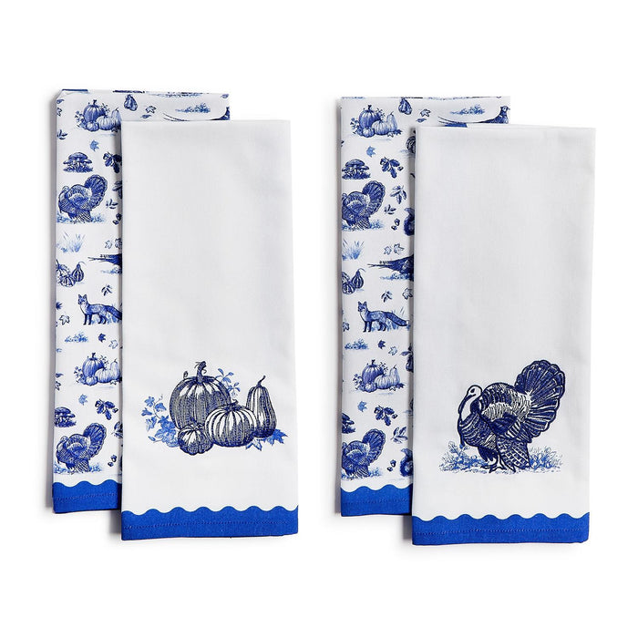 Dish Towel, Falling for Blue, 2 Styles