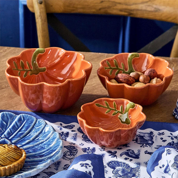 Pumpkin Tidbit Bowls, 3 Sizes