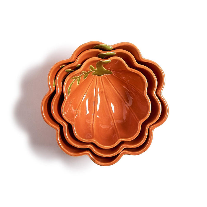 Pumpkin Tidbit Bowls, 3 Sizes