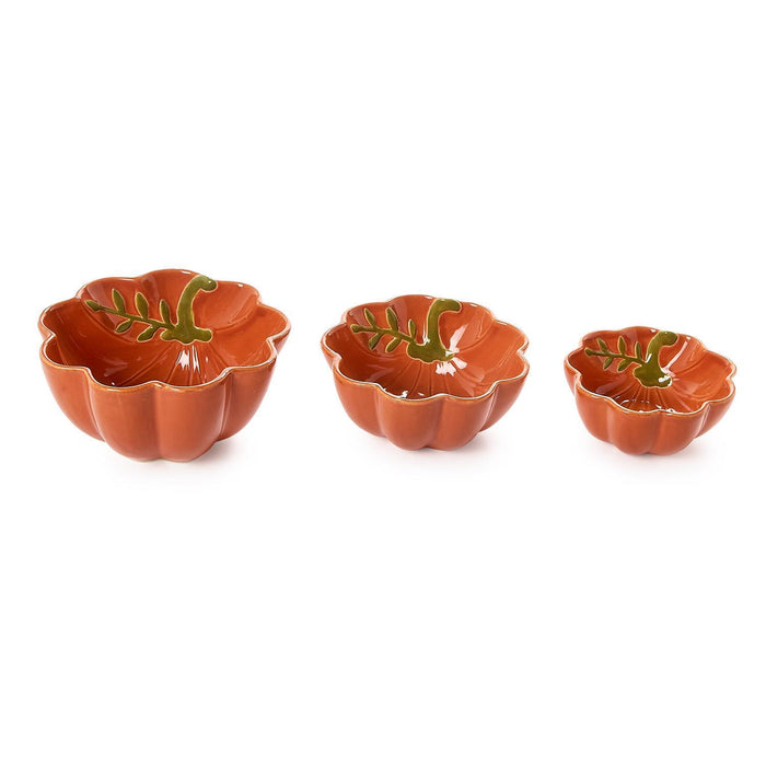 Pumpkin Tidbit Bowls, 3 Sizes