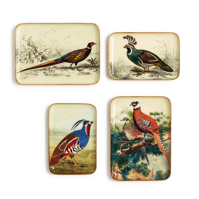 Metal Pheasant Trays, 4 Styles