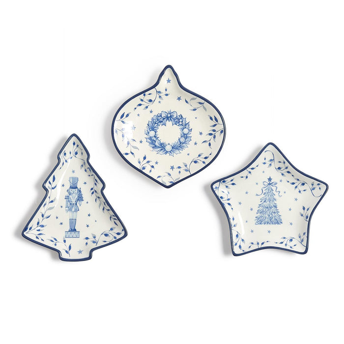 Christmas Tidbit Dish, 3 Designs