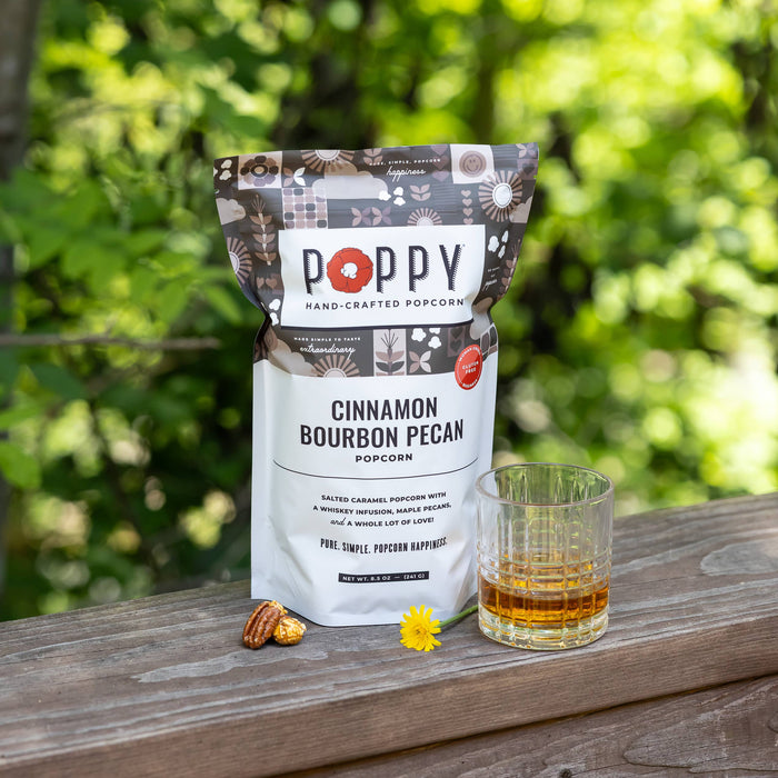 Cinnamon Bourbon Pecan Popcorn