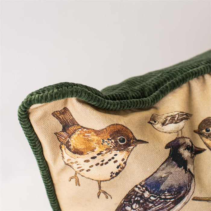 Throw Pillow, Watercolor Song Birds